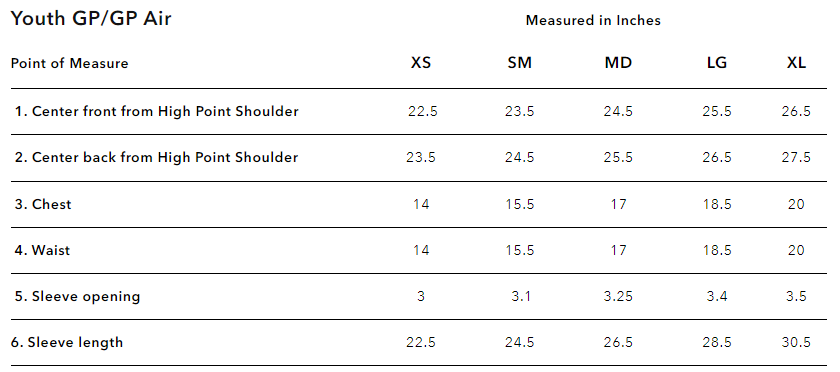 Size guide